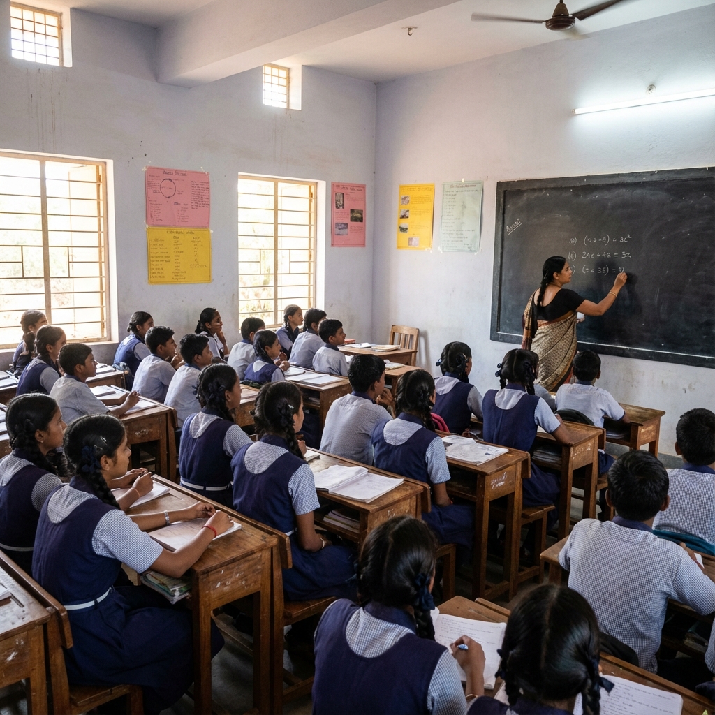 Students in classroom